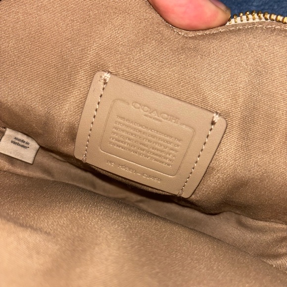Coach Heart-Shaped Tan Crossbody Bag - Picture 5 of 5